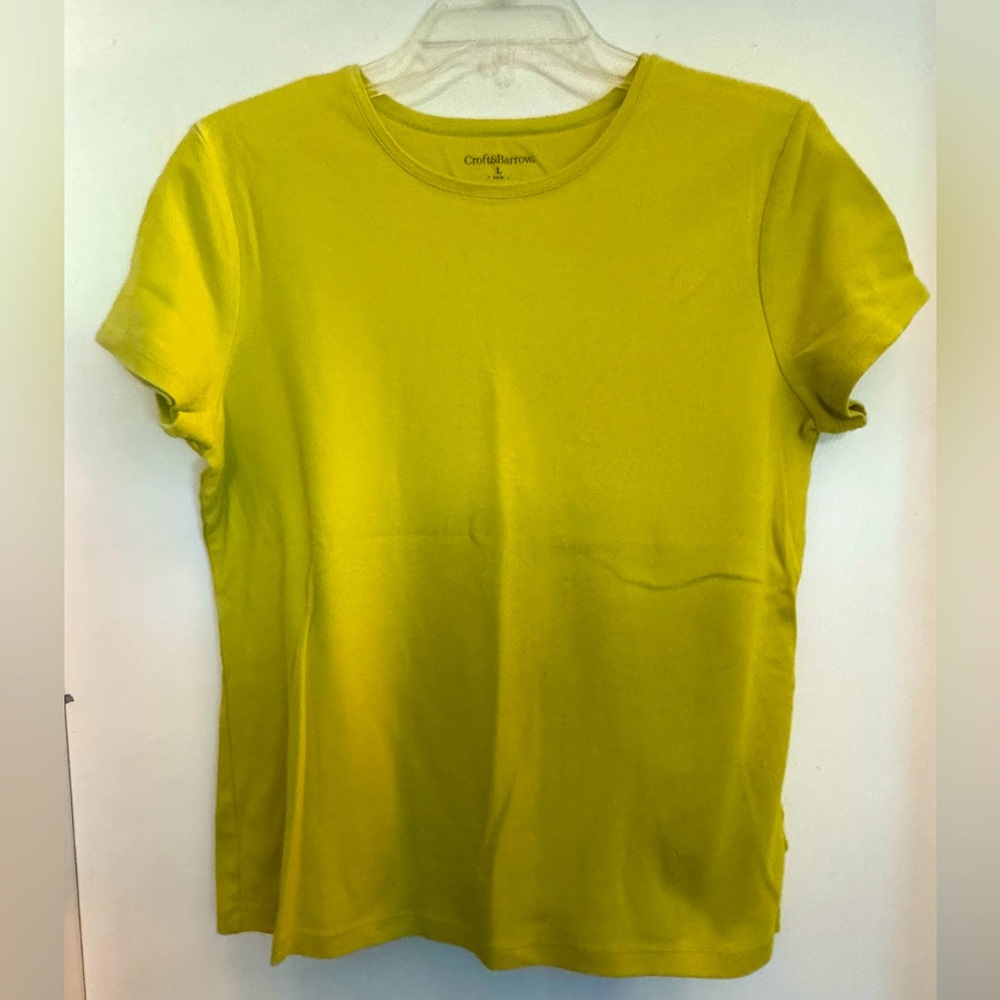 Women’s cotton basic solid tee